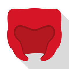 helmet boxing sport training icon. Colorful and flat design. Vector illustration