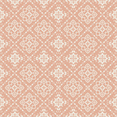 Seamless damask pattern. Endless pattern can be used for ceramic tile, wallpaper, linoleum, web page background