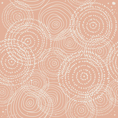 abstract hand drawn whimsical seamless background - 118420296