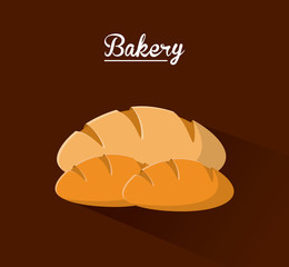 bread food bakery shop traditional icon. Colorful design. Vector illustration