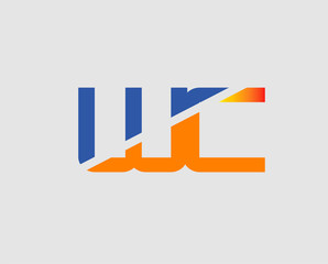 WC company linked letter logo
