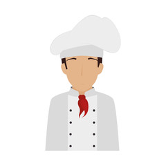 chef cooker food platter restaurant cook kitchen cartoon vector illustration isolated