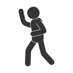 judo fight man training competition move sport vector illustration isolated