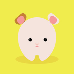 Cute Cartoon hamster