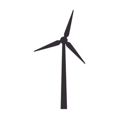 eolic fan wind electricity ecology turbine energy power vector illustration isolated © Gstudio