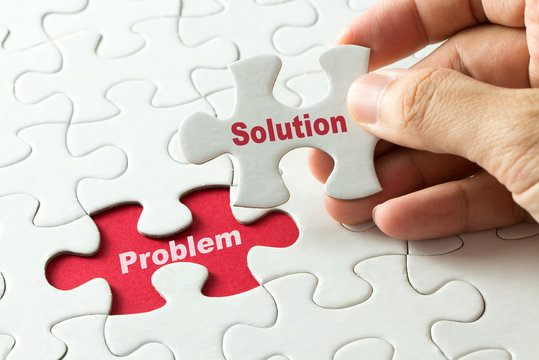 Solution for problem for business metaphor
