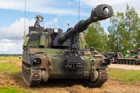 amerikanische Panzerhaubitze