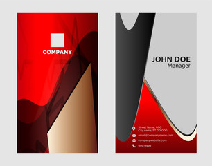 Business card modern design
