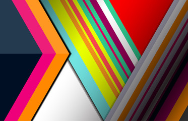 geometric background colorful, vector illustration
