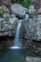 Fototapeta na wymiar Rainforest Waterfall