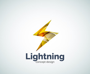 Lightning logo template