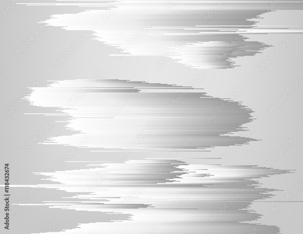 Poster glitched linear monochrome gradient structure. digital metallic storm clouds. modern abstract backgr