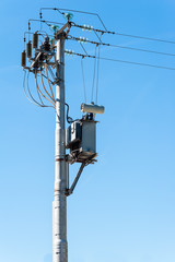 Electrical transformer to electrical pylon