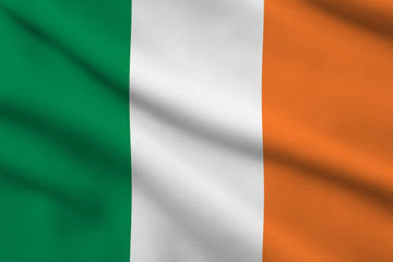 Obraz premium Flag of Republic of Ireland
