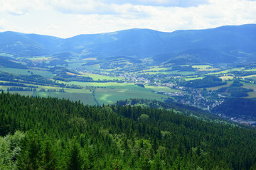 jeseniky mountains landscape