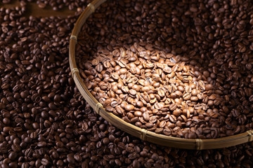 roasted coffee beans
