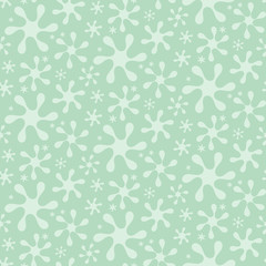 Fototapeta premium Seamless abstract floral blots.