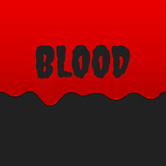 Flowing Blood. Halloween background