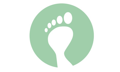 Illustration Illustrator 10, Icon Fuß / Foot Kosmetik Vektor