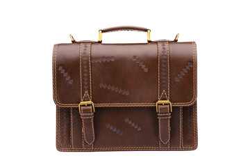 One briefcase leather
