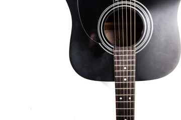 detail of classic guitar