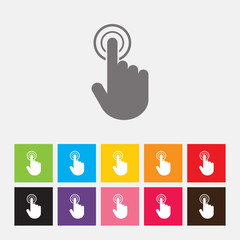 Fototapeta premium Touch screen icon - Vector