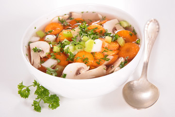 soup with vegetable