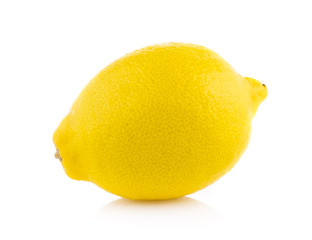 lemon on white background