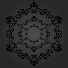 Elegant Vector Ornament in the Style of Barogue