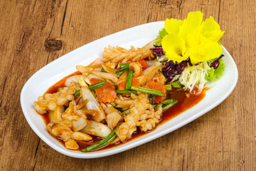 Squid in sauce