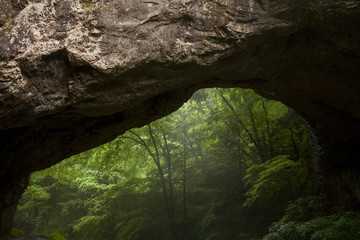 Obraz premium 帝釈峡雄橋