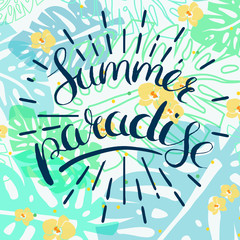 summer paradise poster