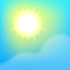Obraz premium Sunny sky background