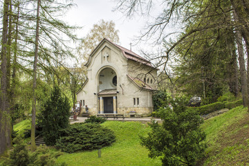 Fototapeta premium Chapel Cemetery Poland city Przemysl 2014