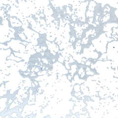 water splash Isolated 3d