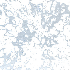 water splash Isolated 3d