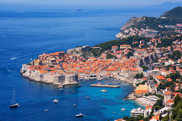 Obraz premium The historical old town of Dubrovnik, Croatia