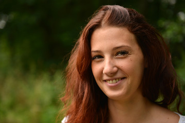 Girl in fairy forest