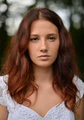 Girl in fairy forest