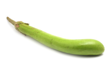 Green Eggplant isolated on white