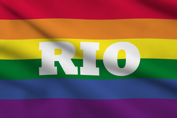 Rainbow Flag Rio