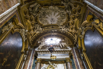 Obraz premium San Giacomo in Augusta church, Rome, Italy