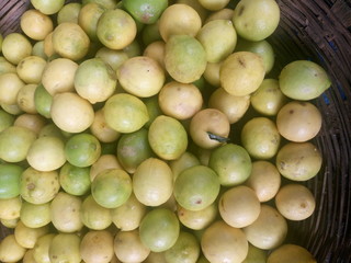 Full frame shot of lemons for sale