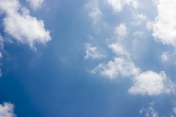 blue sky with clouds, vintage concep,soft fogus