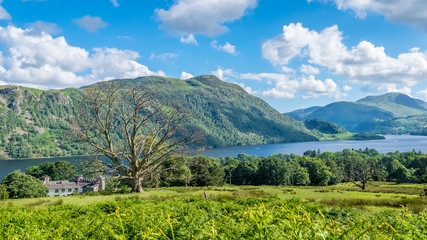 Naklejka premium View of Ullswater Lake, Lake District, UK