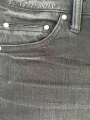 Dark gray jeans fabric with pocket background