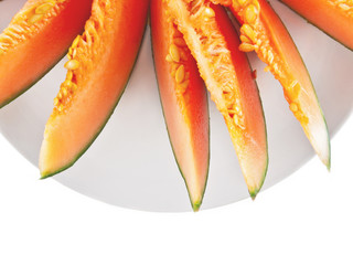 slices of sugar melon