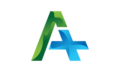 Fototapeta premium letter A logo