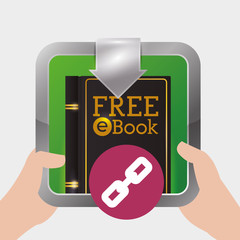 eBook concept with icon design, vector illustration 10 eps graphic.