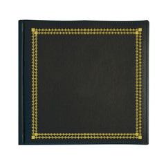 Fototapeta premium Black and golden cover book